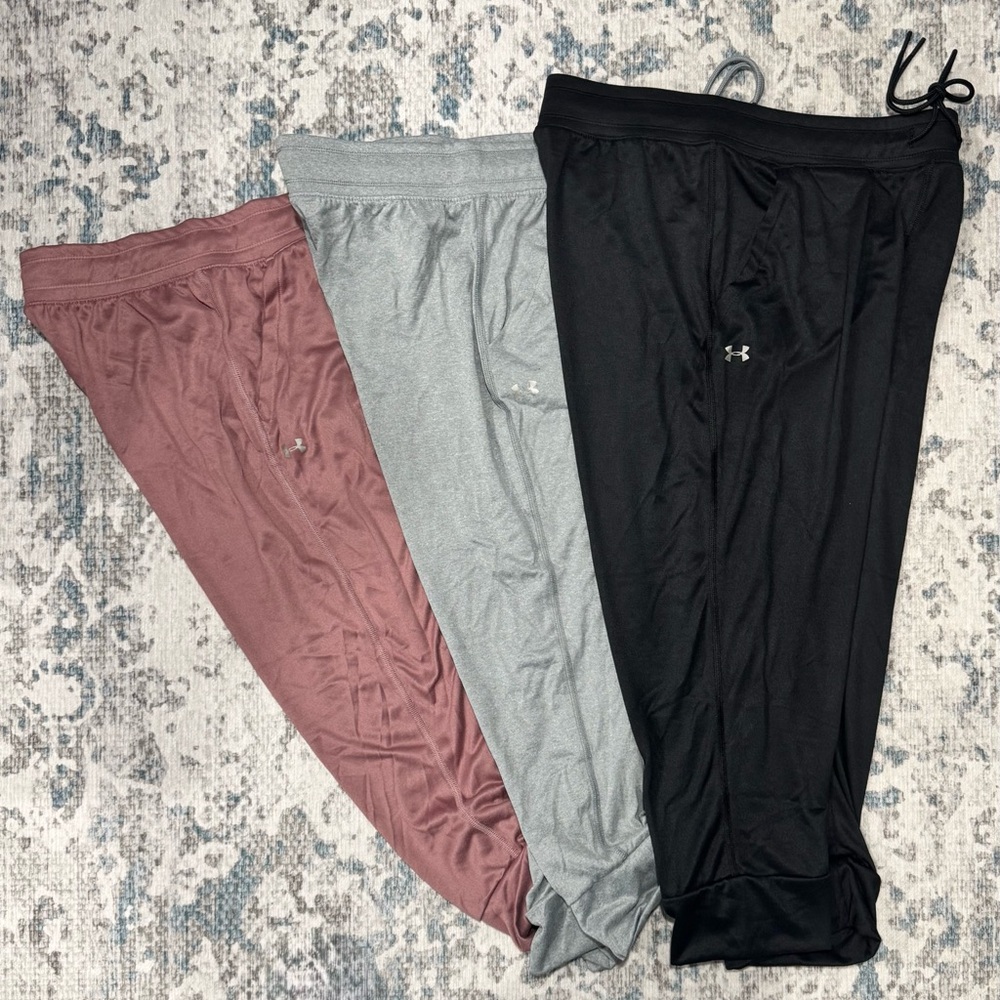 Under Armour Women's Joggers - Black, Gray, and Mauve